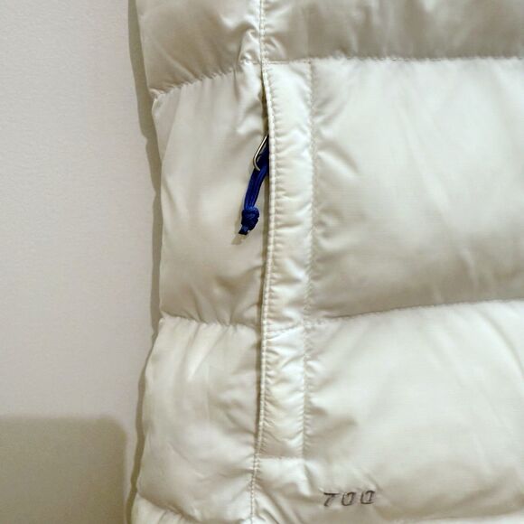 THE NORTH FACE NUPTSE 700 GOOSE DOWN QUILT PUFFER WHITE VEST JACKET Medium - Picture 4 of 10